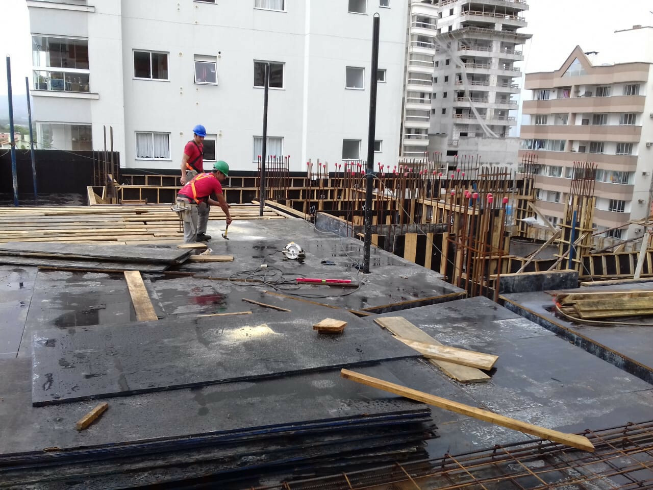 Andamento da Obra